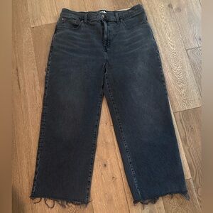 Madewell Perfect Vintage Wideleg Crop Jeans